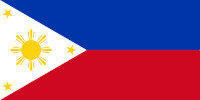 Die Flagge der Philippinen